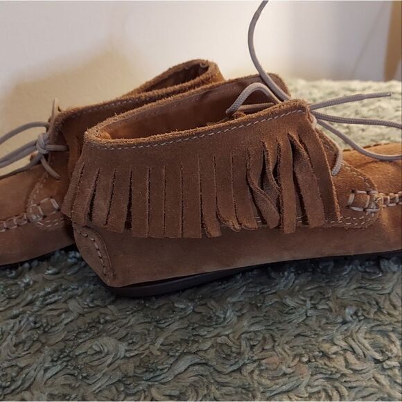 Atlanta Moccasins Children's Fringe Moccasins HandMade in Portugal 4 - Picture 6 of 10
